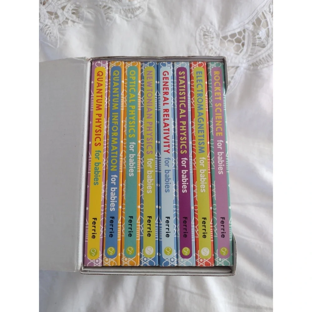My First Science Library for Babies Chris Ferrie 8 Board Books Box Set - Picture 2 of 6